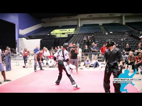 Abia Williams v Justin Ortiz - Men's Overall Sparring Final - KRATOS 2015