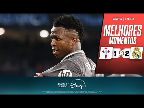 Gols e lances de Celta x Real Madrid