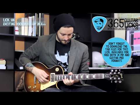 Lick 135/365 - Exciting Rock Build-Up in Am | 365 Guitar Licks Project