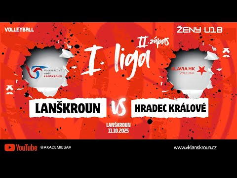 1.liga - U18, kadetky, Lanškroun x Hradec Králové, 11.10.2025, Lanškroun, 2.zápas
