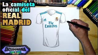 Dibuja la camiseta oficial del Real Madrid CF