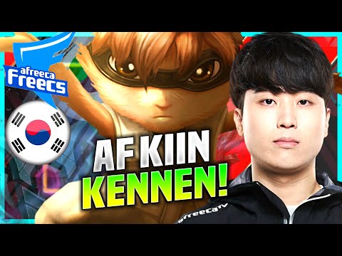 KIIN DESTROYING WITH KENNEN! - AF Kiin Plays Kennen Top vs Camille! | KR SoloQ Patch 10.22