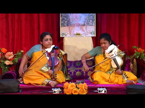 Dr. M.  Lalitha and M. Nandini - Raga Kirwani on violin