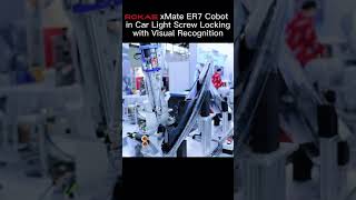ROKAE Cobot takes over car lighting screw locking with visual recognition! Watch it in action#robot