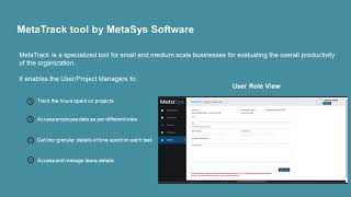 MetaSys Software - Video - 1