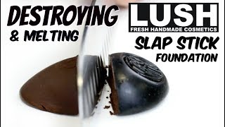 Can we melt the Lush Slap Stick Solid Foundation? | THE MAKEUP BREAKUP