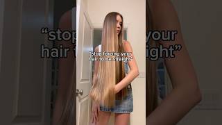 let’s try to bring out my natural… waves? 🤷‍♀️🌊 #wavyhair #straighthair #wavyhairroutine