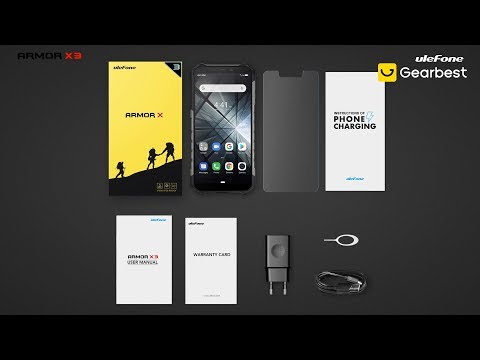 Ulefone Armor X3 3G Phablet Unboxing - Gearbest.com