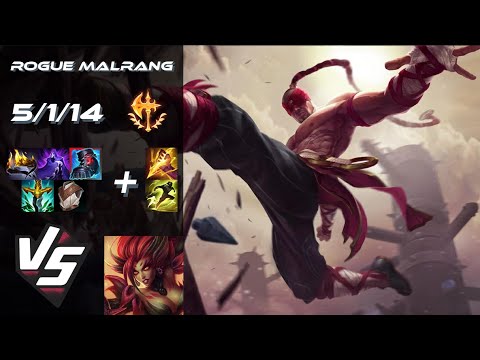 Rogue Malrang JUNGLE Lee Sin vs Zyra - EU Challenger Patch 25.S1.3