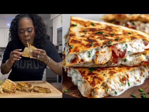 These Chicken Bacon Ranch Quesadillas Hit Different