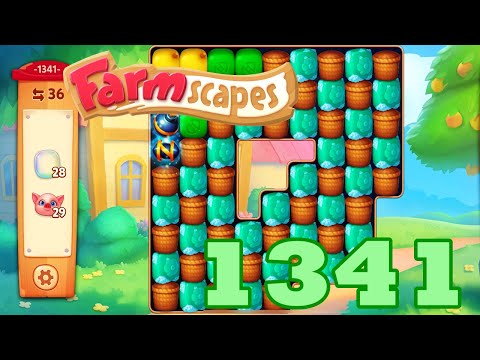 Farmscapes Level 1341 HD Gameplay Walkthrough | 3 - match game | android | ios | pc | GameGo Game