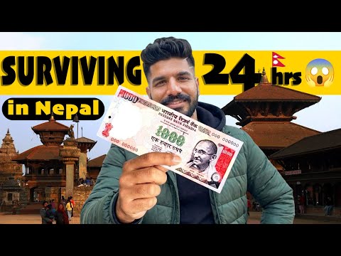₹1000 Challenge in NEPAL 🇳🇵 | Survived 24 Hours 😱