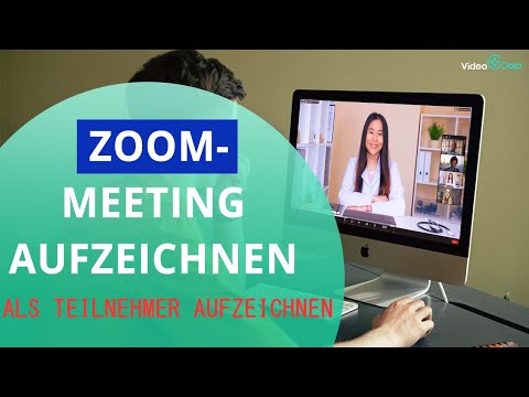 Wie kann man ein Zoom Meeting als Teilnehmer aufzeichnen? (2 Methoden) | Screen Recorder Tutorial