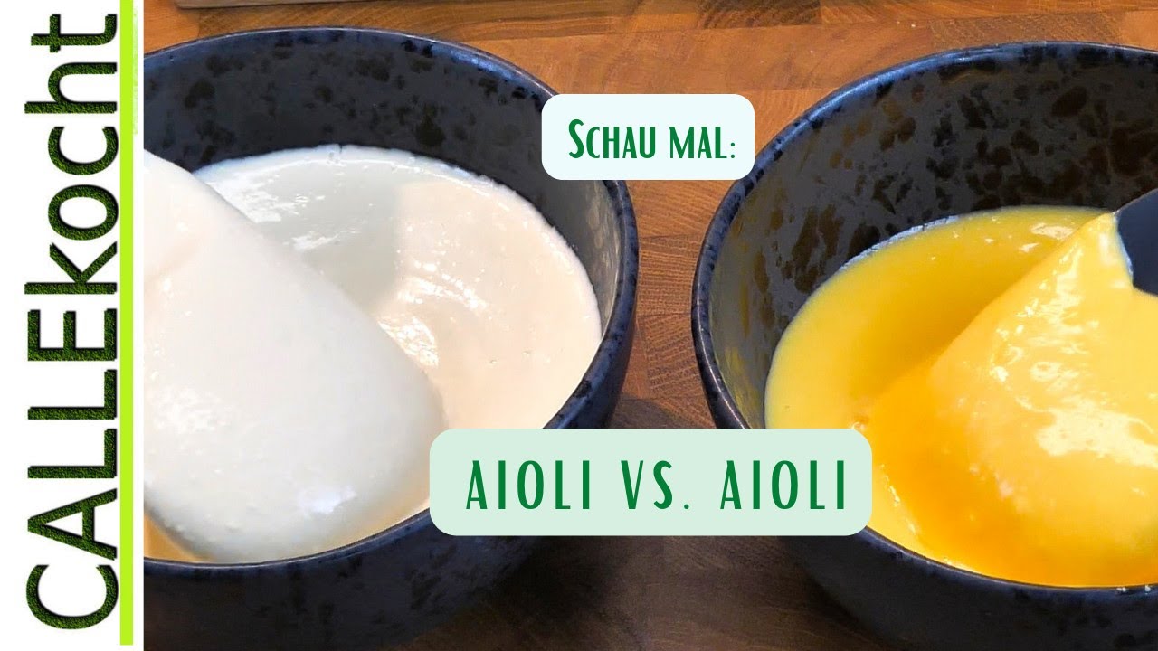 Aioli, Dip, Knoblauchcreme - Einfache Rezepte