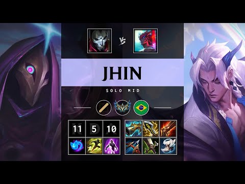 Jhin Mid vs Yone - BR Challenger Patch 25.13