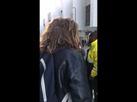 Short clip of Luke Friend with fans outside Wembley arena 8/3/14