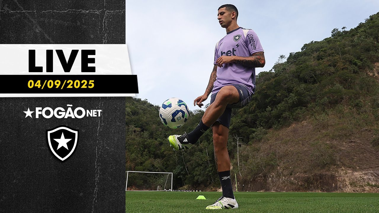 LIVE | Botafogo se reapresenta após raro momento de descanso e treinos na temporada