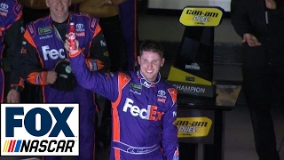 Denny Hamlin Wins Can-Am Duel 2 | 2017 DAYTONA 500 | NASCAR ON FOX