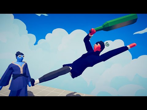 JACKIE CHAN (DRUNKEN MASTER) VS UNITS IN TABS | Totally Accurate Battle Simulator