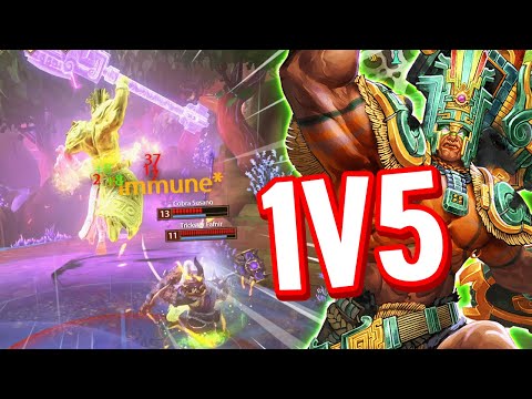 Can I Pull Off an Impossible 1v5 as Chaac Jungle in Smite?