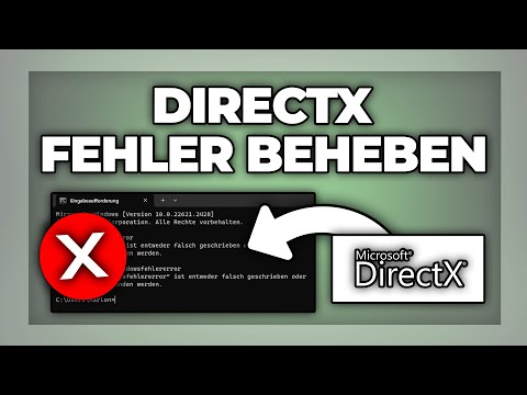 Fix Windows DIRECTX errors - Windows 10 / 11