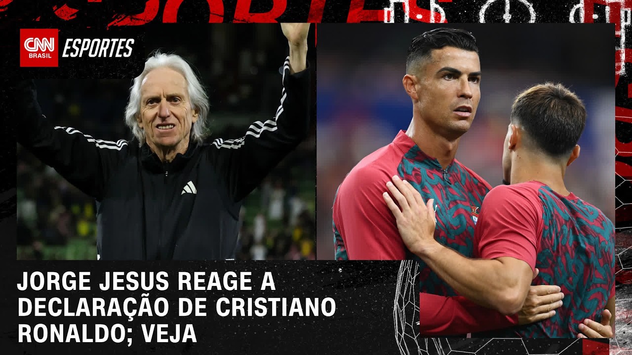 O que Jorge Jesus falou sobre post de Cristiano Ronaldo? | BASTIDORES CNN