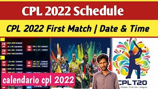 CPL 2022 Schedule | CPL 2022 Start Date | CPL 2022 Kab Start Hogi | Caribbean Premier League 2022