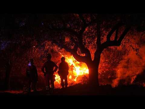 Video Thumbnail: Drone footage captures massive Castellon wildfire in eastern Spain