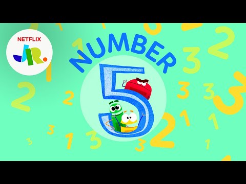 #5 Number Five 5️⃣ StoryBots: Counting for Kids | Netflix Jr