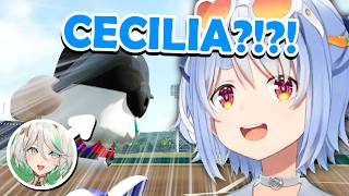 Pekora is Shocked by Cecilia's Pinch-Hit (PowerPro Kemomimi League)