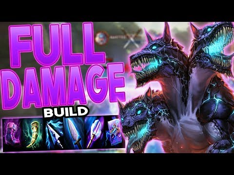 Smite: Cerberus FULL DAMAGE BUILD - THIS NEW ULT IS CRAZY!