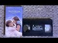 Opening To The Notebook 2005 Vhs Damaged Tape