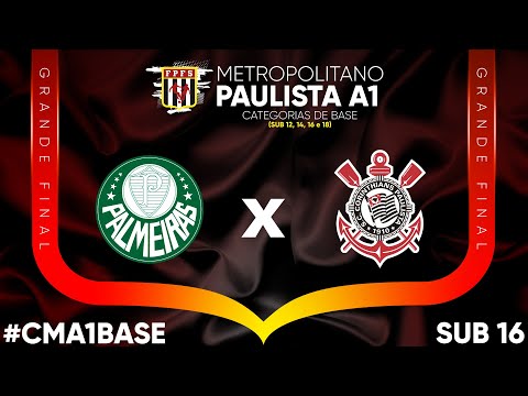 METROPOLITANO SÉRIE A1 - PALMEIRAS X CORINTHIANS - SUB 16 - #PALMEIRAS  #CORINTHIANS  #FPFS