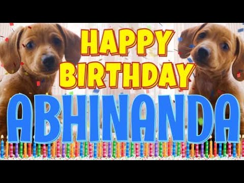 Happy Birthday Abhinanda! ( Funny Talking Dogs ) What Is Free On My Birthday