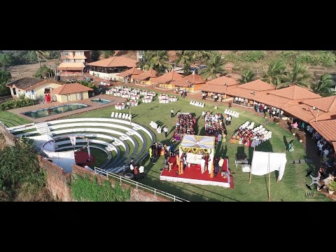 Destination Wedding, Sagar Sawali, Ladghar Beach View Resort, Dapoli Drone shoot.