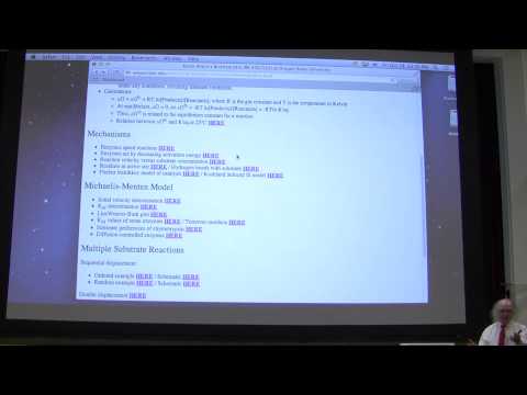 9.  Kevin Ahern's Biochemistry - Enzymes I