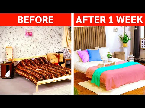 Easy Ways to Turn Your Room Into Really Comfort Zone || Bedroom Transformations by 5-Minute DECOR!