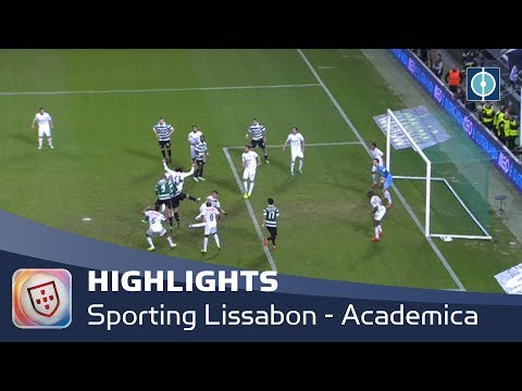 HIGHLIGHTS | Sporting Lissabon - Academica Coimbra | Liga Zon Sagres | 17. Spieltag | 02.02.2014