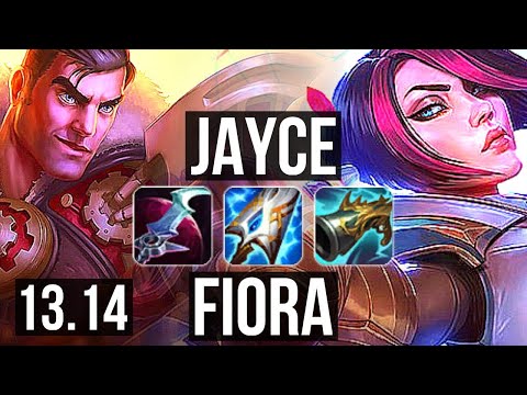 JAYCE vs FIORA (TOP) | 9/0/3, 6 solo kills, 1.3M mastery, Legendary, 500+ games | NA Master | 13.14