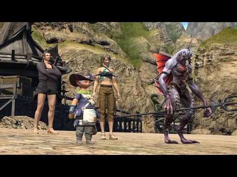 Final Fantasy XIV Stormblood - Fisher Level 70 Cutscene