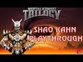 Mortal Kombat Trilogy Shao Kahn Playthrough PlayStation 1 1080p 60fps