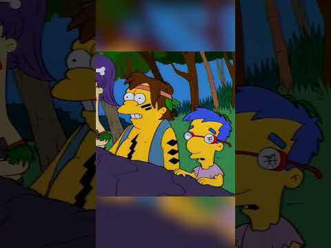 Lisa y Bart sobreviven en la isla 😯 #shorts