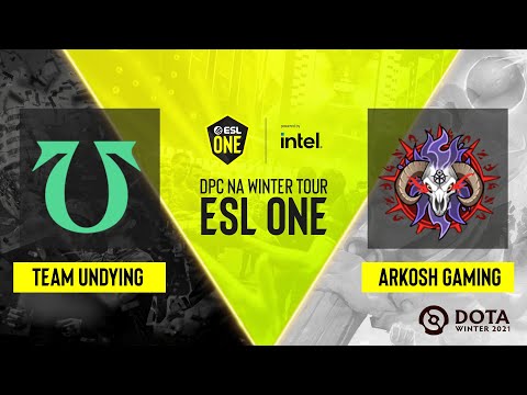 Dota2 - Team Undying vs. Arkosh Gaming - Game 1 - DPC NA Winter Tour - ESL One