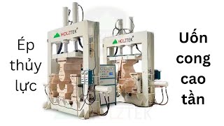 Máy ép thủy lực uốn cong cao tần Holztek HT-220T2H
