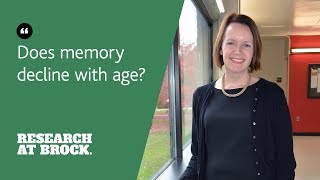 Does memory decline with age?