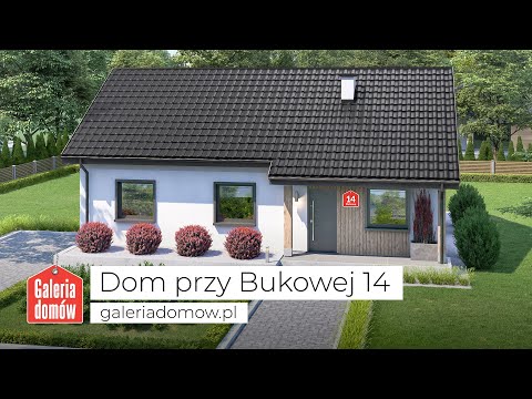 Projekt domu przy Bukowej 14 - GaleriaDomow.pl