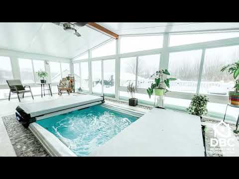 Saegertown Sunroom Addition with SwimSpa Tour