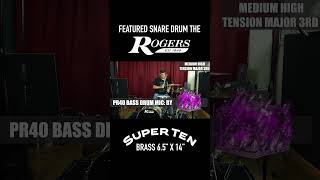 Video thumbnail for A Medium High Tension Major 3rd demo from “How To Tune a 6.5” x 14” Brass Snare to 4 Great Tunings” by Kenny Sharretts