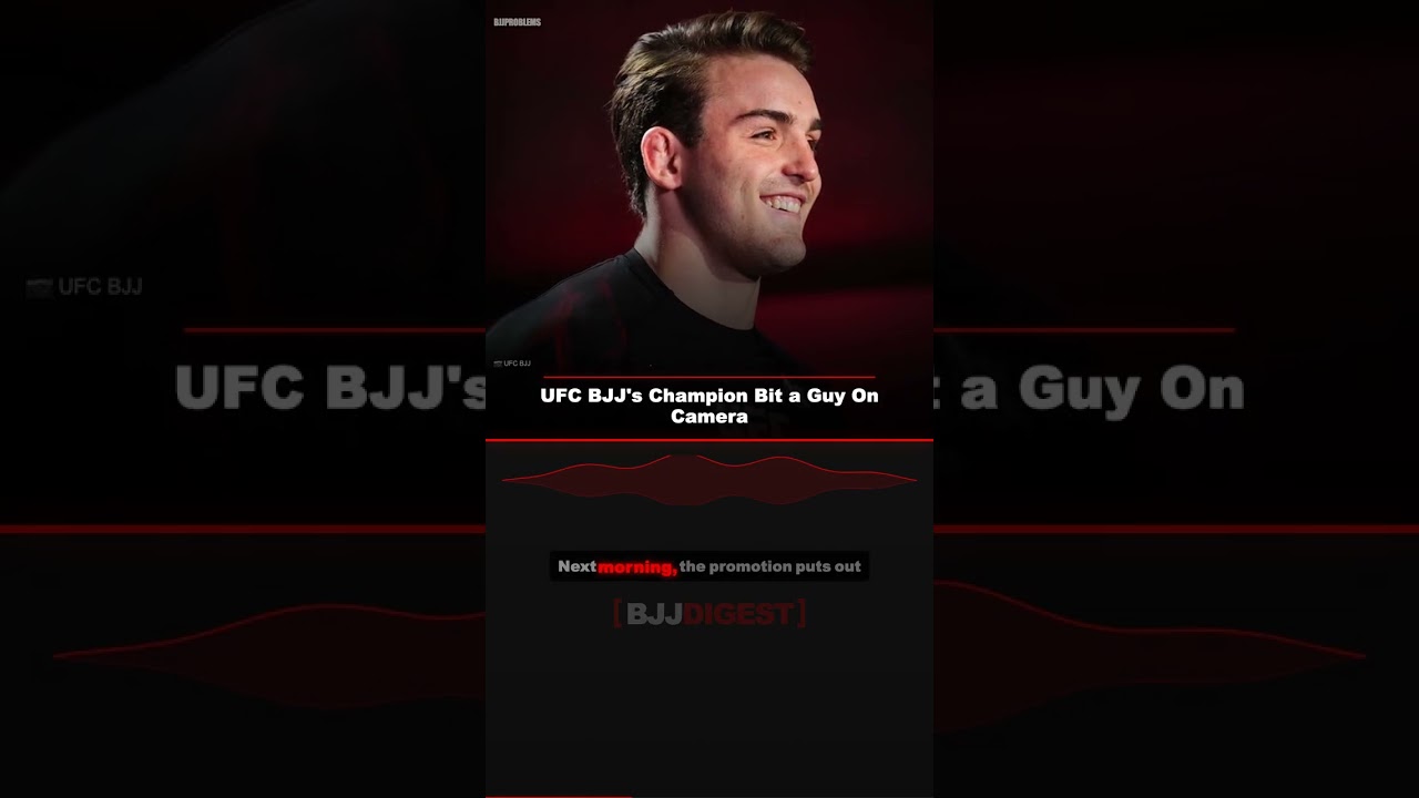 UFC BJJ's Champion Bit a Guy On Camera #Shorts