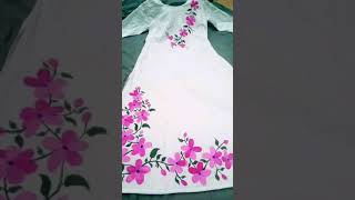 Download lagu Hand paint jama...new Design kurti..#shorts mp3